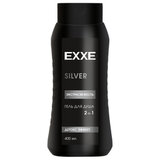 Гель для душа мужской 400 мл EXXE MEN SILVER 2 в 1 "Экстрасвежесть"