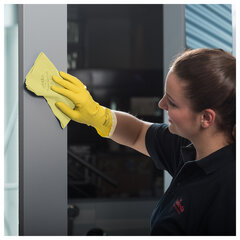 Салфетки VILEDA PROFESSIONAL &laquo;МикронКвик&raquo;, КОМПЛЕКТ 5 шт., микроволокно, желтый, 38&times;40 см, 170638
