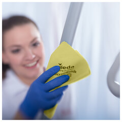 Салфетки VILEDA PROFESSIONAL &laquo;МикронКвик&raquo;, КОМПЛЕКТ 5 шт., микроволокно, желтый, 38&times;40 см, 170638