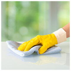 Салфетки VILEDA PROFESSIONAL &laquo;МикроТафф Бейс&raquo; КОМПЛЕКТ 5 шт., микрофибра, синий, 36&times;36 см, 174176