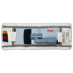 Насадка МОП плоская 40 см, VILEDA PROFESSIONAL &laquo;МикроПур Комби&raquo;, уши (ТИП УВ) микрофибра, белый, 167297