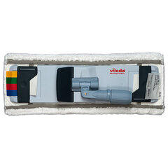 Насадка МОП плоская 40 см, VILEDA PROFESSIONAL &laquo;МикроПур Комби&raquo;, уши (ТИП УВ) микрофибра, белый, 167297