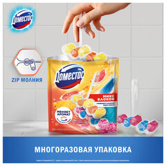 Блок туалетный подвесной твердый 2&times;50 г + 3&times;50 г, ДОМЕСТОС &laquo;Свежесть цитруса и цветочный букет&raquo;