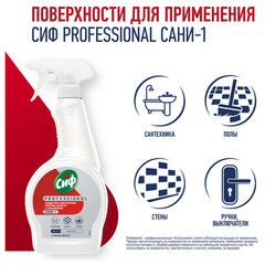 Средство для удаления ржавчины и известкового налета 500 мл, СИФ &laquo;Professional&raquo;, кислотное, спрей