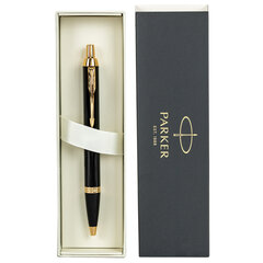 Ручка шариковая PARKER &laquo;IM Core Black Lacquer GT&raquo;, ежедневник А5 черный, пакет, 880899