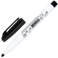 Маркер для ткани ЧЕРНЫЙ, TEXTILE MARKER, КОМПЛЕКТ 12 шт., круглый наконечник 1-3 мм, BRAUBERG, 881158